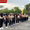 Monitoring Kegiatan Paskibraka dan Pembagian Bendera Merah Putih di Stadion Segiri