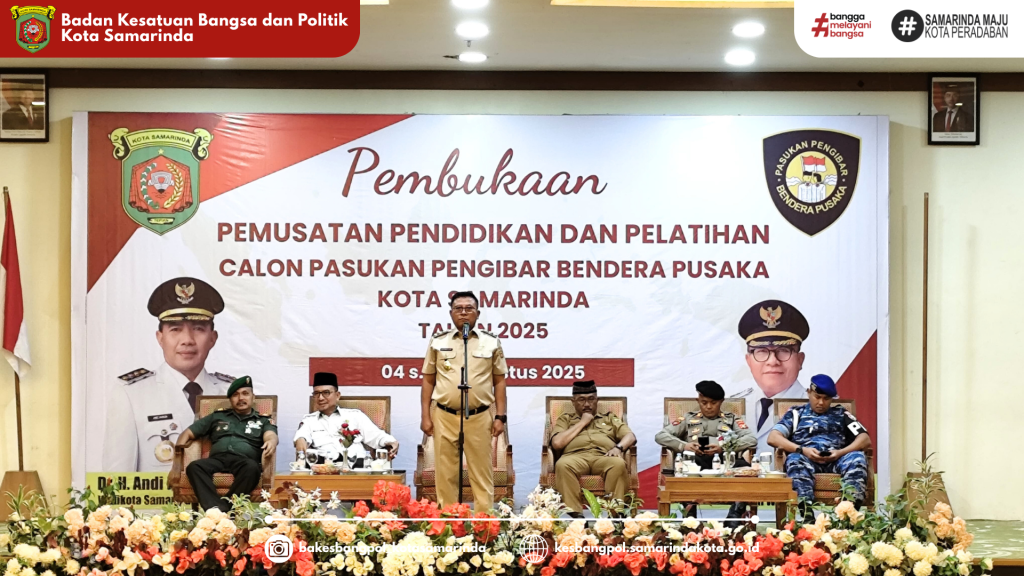 Pembukaan Pemusatan Diklat Paskibraka Kota Samarinda Tahun 2025 Resmi Digelar