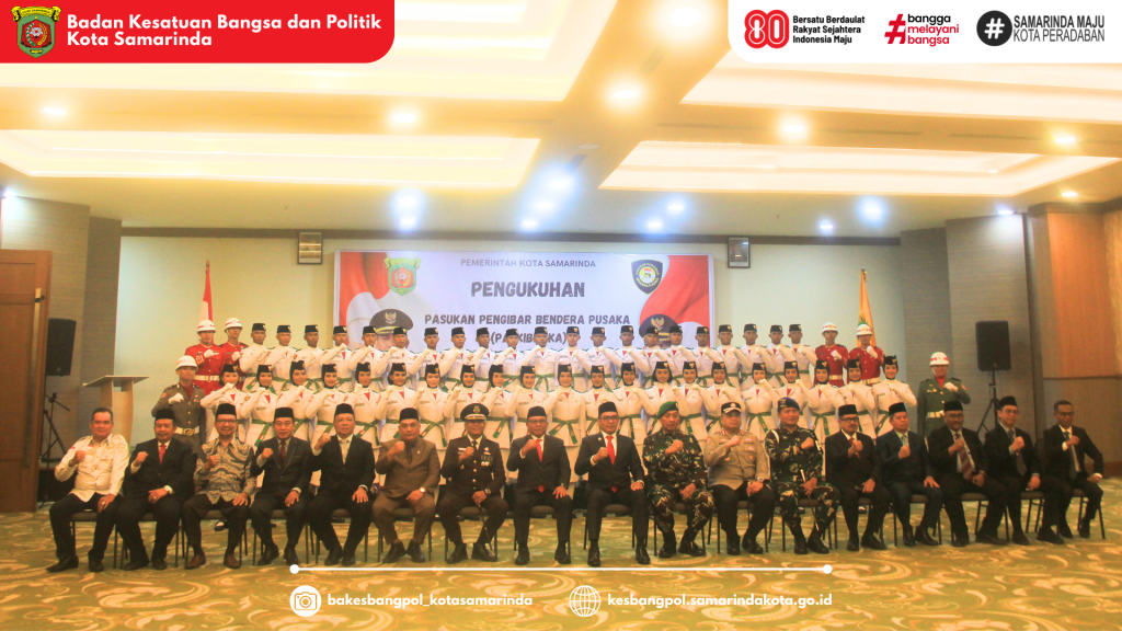 Pengukuhan PASKIBRAKA Kota Samarinda Tahun 2025: Mengukuhkan Semangat Nasionalisme Generasi Muda