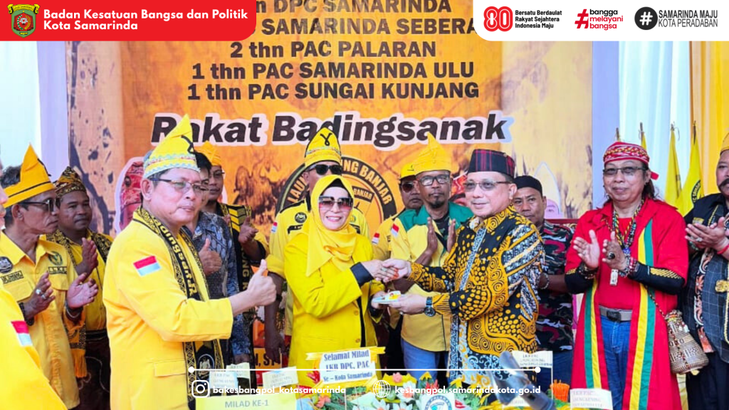 Badan Kesatuan Bangsa dan Politik Kota Samarinda Hadiri Milad DPC & PAC Laung Kuning Banjar Se-Kota Samarinda