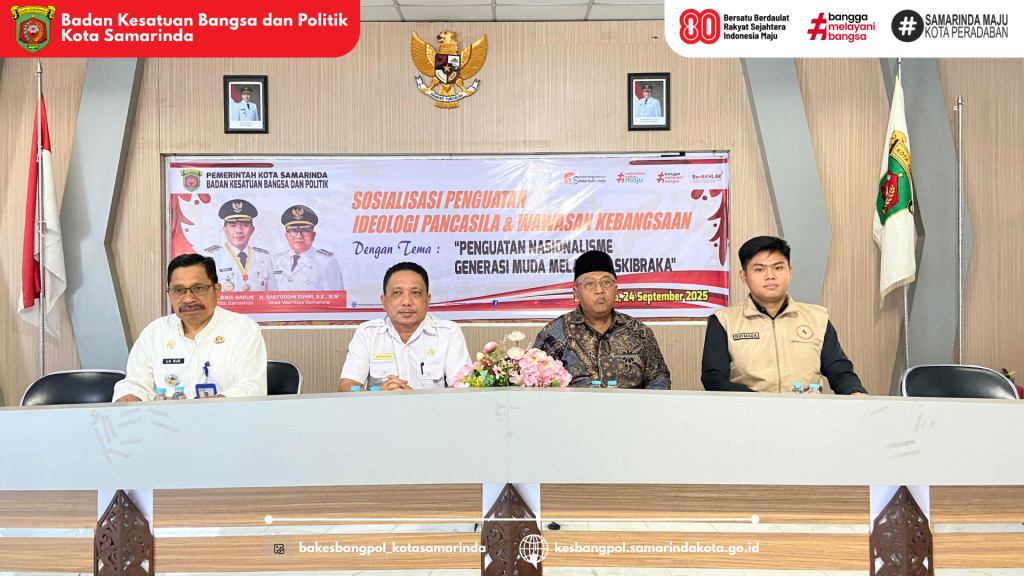 Badan Kesatuan Bangsa dan Politik Kota Samarinda Gelar Sosialisasi Penguatan Ideologi Pancasila & Wawasan Kebangsaan di Kecamatan Samarinda Ilir