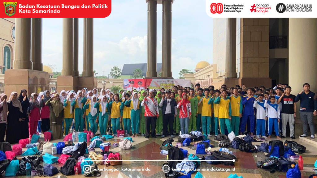 Gerakan Cinta Tanah Air (Gara Cinta) 2025: Kesbangpol Samarinda Ajak Pelajar Tingkatkan Nasionalisme dan Rasa Bangga pada Indonesia