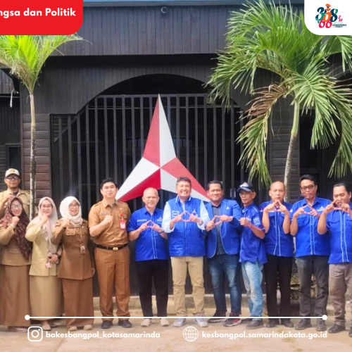 Badan Kesatuan Bangsa dan Politik Kota Samarinda Laksanakan Silaturahmi dan Koordinasi ke DPC Partai Demokrat