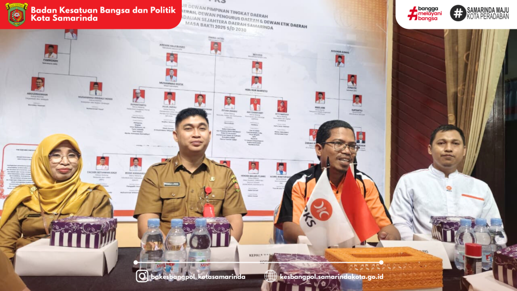 Badan Kesatuan Bangsa dan Politik lakukan silaturahmi dan koordinasi ke Sekretariat DPD Partai Keadilan Sejahtera (PKS) Kota Samarinda