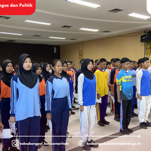 Badan Kesatuan Bangsa dan Politik Kota Samarinda Laksanakan Tahap Seleksi Parade Calon Paskibraka Tahun 2026