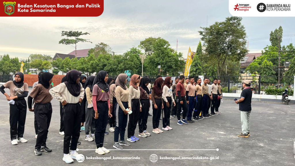 Monitoring Kegiatan Paskibraka dan Pembagian Bendera Merah Putih di Stadion Segiri
