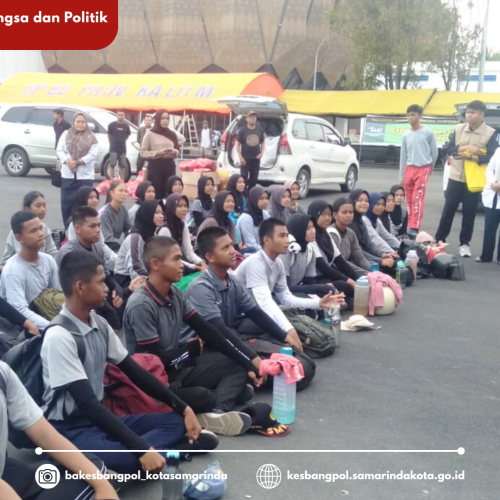 Pembekalan dan Serah Terima Seragam Latihan Calon Paskibraka Kota Samarinda Tahun 2025