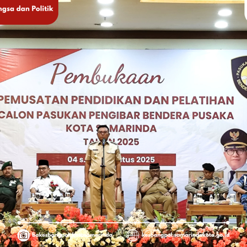 Pembukaan Pemusatan Diklat Paskibraka Kota Samarinda Tahun 2025 Resmi Digelar