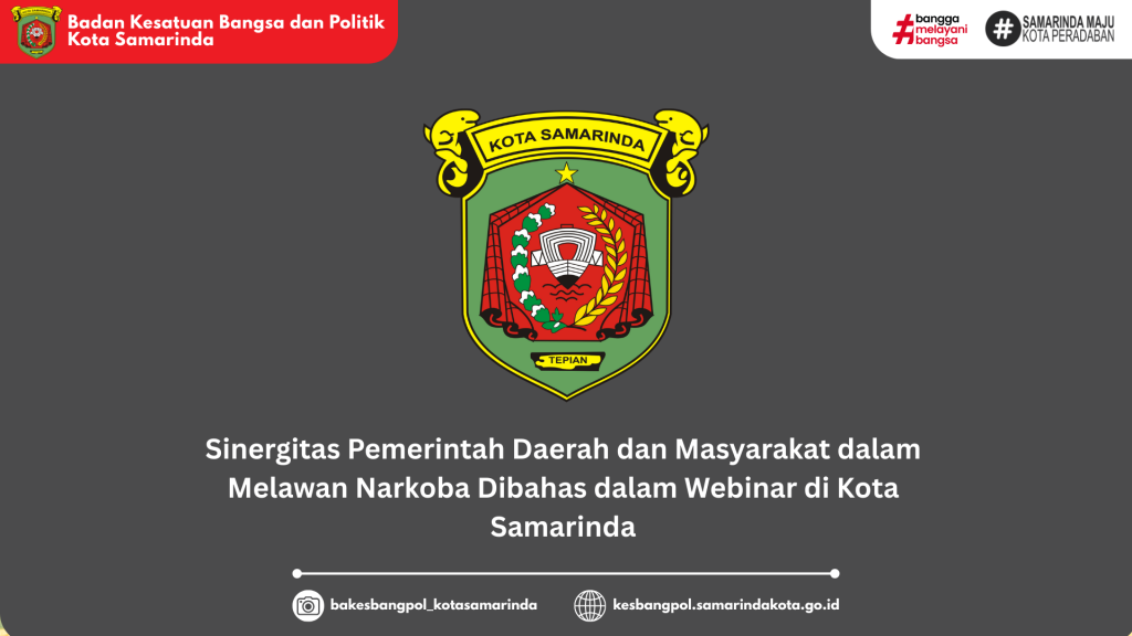 Sinergitas Pemerintah Daerah dan Masyarakat dalam Melawan Narkoba Dibahas dalam Webinar di Kota Samarinda