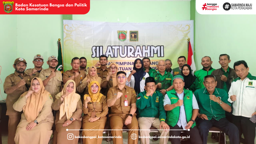Badan Kesatuan Bangsa dan Politik Lakukan silaturahmi dan koordinasi ke Sekretariat DPC Partai Persatuan Pembangunan (PPP) Kota Samarinda