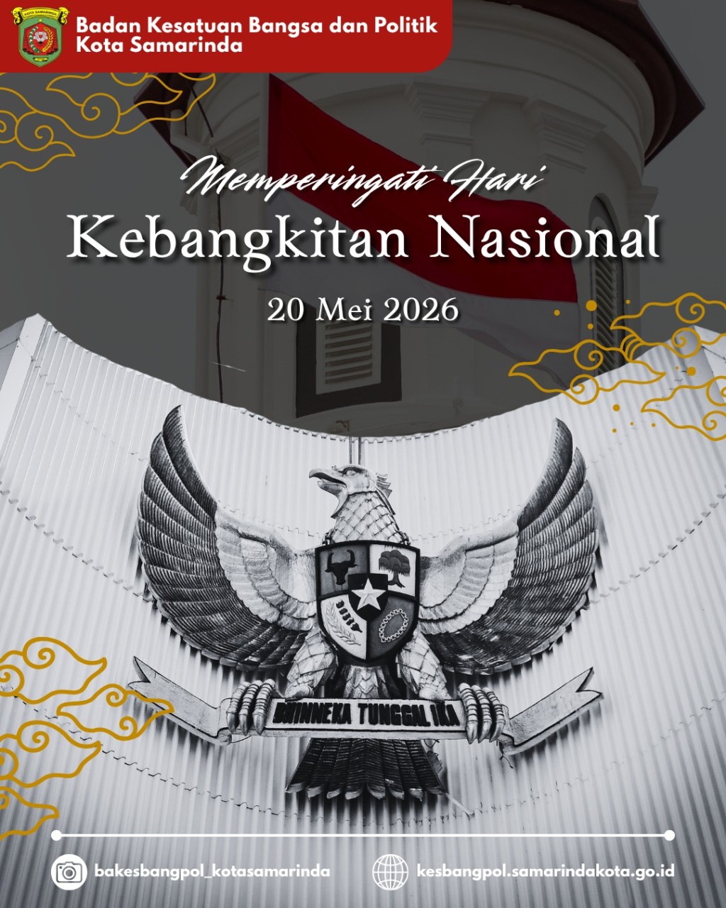 Badan Kesatuan Bangsa dan Politik Kota Samarinda Peringati Hari Kebangkitan Nasional ke-118 Tahun 2026
