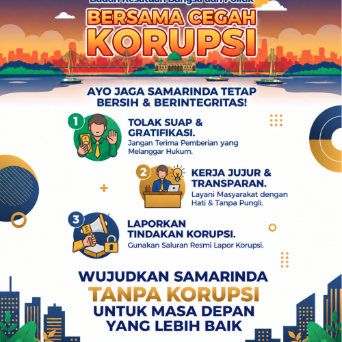 Badan Kesbangpol Samarinda Perkuat Budaya Antikorupsi Demi Wujudkan Tata Kelola Bersih dan Berintegritas
