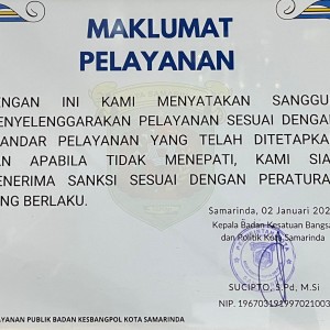 Maklumat Pelayanan